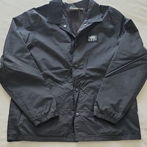 Vans Kids Black Windbreaker Jacket